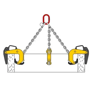 Tristremenske verige s prijemali za betonski obroč AS
