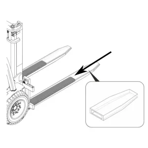 Namestitev podaljškov vilic VH