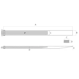 PODALJŠKI - NASTAVEK ZA VILICE VILIČARJEV VH dimenzije