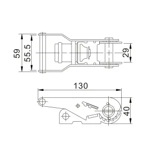 Povezovalni trak 25mm 1T 6m 3 HH_25mm_napenjalec_dimenzije